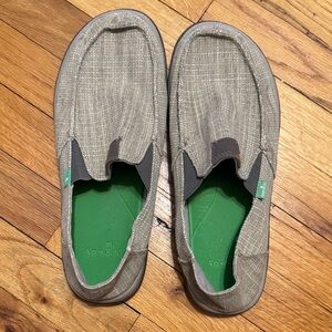 Sanuk Men's Tan Slip-On Loafers